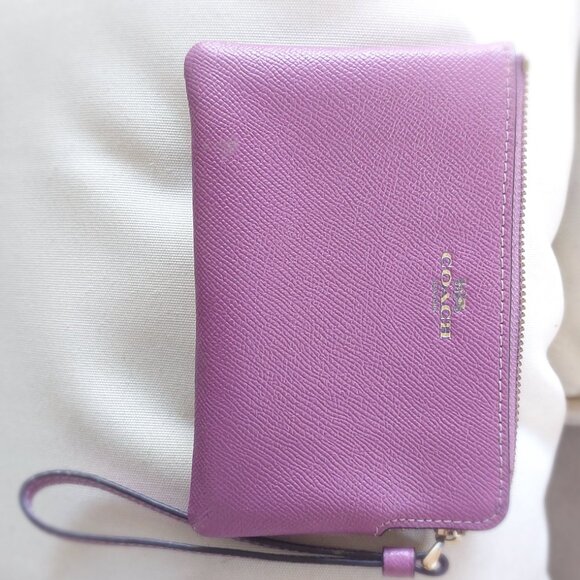 Coach small wristlet lavander - Picture 5 of 11